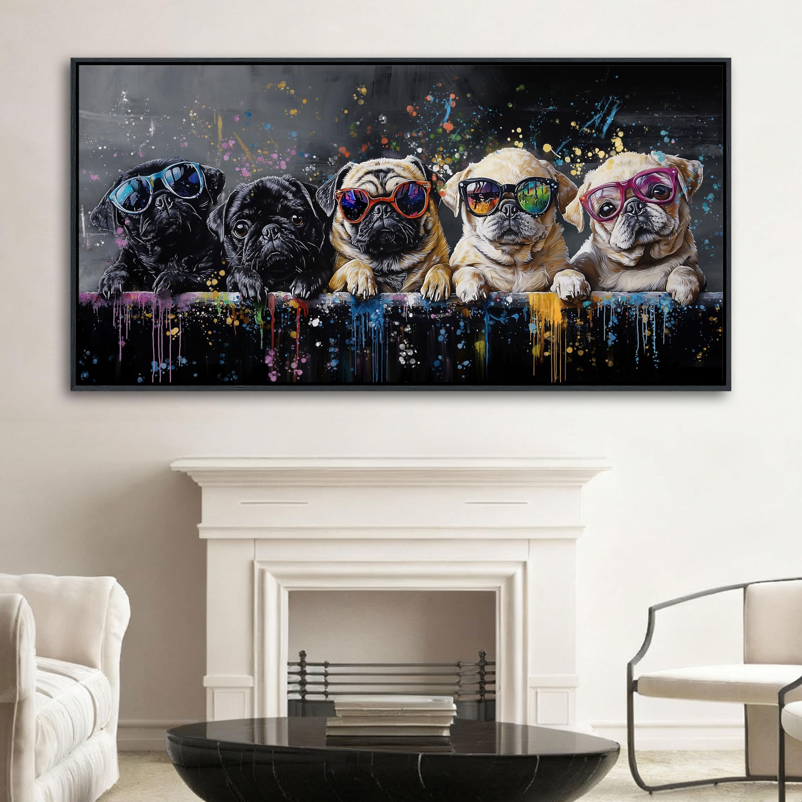 Amazon.com: XLSJERST God Picturs Canvas Artwork 58x29 Inches